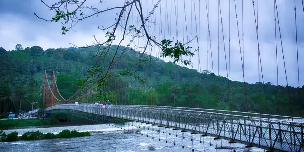 Couple waterfall